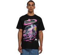 Mister Tee Men's Speed Heavy Oversize Tee T-Shirt, Black, XL