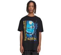 MT Upscale Men's Upscale X Iron Maiden Fear of The Dark Heavy Oversize Tee T-Shirt, Black, XL