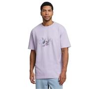 MT Upscale Men's Vive La Liberte Oversize Tee T-Shirt, Fliederfarben, XL