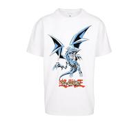 Mister Tee Men's Yu-Ghi-Oh Blue Eyes White Dragon Heavy Oversize Tee T-Shirt, 3XL