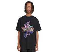 Mister Tee Men's Yu-Ghi-Oh Dark Magician Heavy Oversize Tee T-Shirt, Black, 3XL