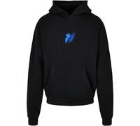 MT Upscale Men's Le Papillon Heavy Oversize Hoody Hooded Sweatshirt, Black, XL Große Größen