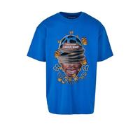 MT Upscale Mister Upscale Unisex T-Shirt Grow Up Oversize Tee, 100% Cotton, Cobalt Blue, 4XL