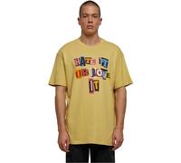 MT Upscale Mister Upscale Unisex T-Shirt Hate It Or Love It Oversize Tee, 100% Cotton, Palemoss, L Große Größen Tall