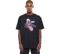 Mister Tee Mt2875-Hotline Oversize Tee T-Shirt, Black, XS