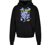 MT Upscale Sweatshirt Psychadellic Heavy Oversize Hoody Black