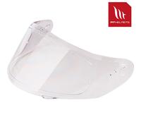 MT V-12 Thunder 3 Motorcycle Helmet Visor Anti-Fog Pinlock Ready Clear Smoke