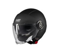 MT Viale SV Pure A1 Open Face Moto Motorcycle Motorbike Helmet Matt Black