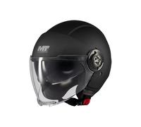 MT Viale SV Pure A1 Open Face Moto Motorcycle Motorbike Helmet Matt Black