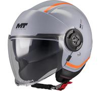 MT VIALE SV S TASTY Jethelm grau-orange C4 XS