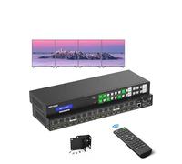 MT-VIKI 8x8 4K Seamless HDMI Matrix Video Wall 2x4 w/WEB GUI+Audio Out, Customised HDMI TV Wall Controller, Rack Mount Matrix Switcher Splitter Support RS232, APP, IR Remote, WEB