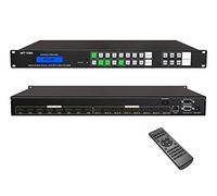 MT-VIKI HDMI Matrix 8x8, HDMI Matrix Switcher & Splitter 8 in 8 out UHD 4K@30Hz Support HDCP 1.4 EDID IR Remote, RS-232, LAN Control, Power Off Memory Function, Built-in US ADI Chip