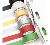 MT Washi Masking Tape - Kamoi Paper Washi Adhesive Tape - 15mm * 7m (Christmas 6 Pack)