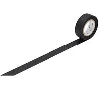 mt Washi Masking Tape Roll - Matte Black