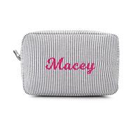 MT WORLD Cosmetic Bag Personalized Makeup Bag for Women Girls, Black