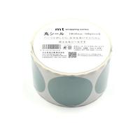 mt Wrapping Series Round Sticker(Rolledtype) - Matte Smoky Mint