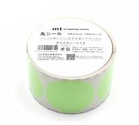 mt Wrapping Series Round Sticker(Rolledtype) - Shocking Green