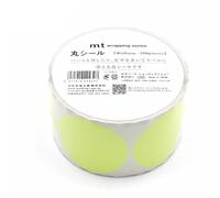 mt Wrapping Series Round Sticker(Rolledtype) - Shocking Yellow