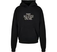 Mister Tee X Artist 2pac All Eyez On Me Tracklist Ultra Heavy Oversize Hoodie Black XS Men