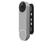 MT02 Anti-Theft Blink Doorbell Door Bracket, No-Drill Mounting Bracket for Blink Video Doorbell Cover Holder Non-Block Doorbell Sensor (Flashing, Black)