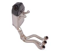MT09 Escape Full System Bottom Row Box Exhaust Muffler Front Link Pipe Motorcycle Slip On For Yamaha Xsr 900 FZ-09 MT-09 2014-2020