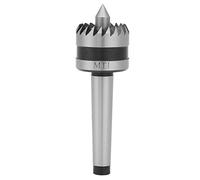 MT1 Metal Turning Spur Lathe,Heavy Duty Bearing Tailstock Live Crown Drive Center,Wood Turning,for Wood,Metalworking Lathe
