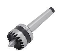 MT1 MT2 Live Bearings Tailstock Center Metal Wood Lathe Turning 0.01mm Accuracy Wood Lathe Turning Tool 45# Steel Tailstock Center