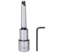 MT2 19mm Outside Cooling Morse Taper Arbor Magnetic Hollow Drill Bit Connecting Rod, Precision Ground Hardened Steel, High Concentricity for CNC Milling and Metal