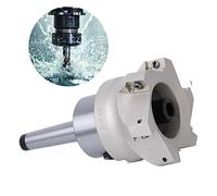 MT2 FMB27 Collet Chuck Holder 80 27 6 Flute Milling Cutter 1604APMT Milling Inserts 6PCS Milling Inserts This Face Mill Cutter is Constructed by Workmanship, Standard (MT2-FMB27+80 Cutter