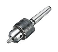MT2 Keyless Steel Lathe Chuck,Mini Metal Lathe Tail Stock Drill Chuck Tools with MT2 Morse Taper Arbor for Drill Milling Machines Electric Hand Tools