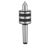 MT2 Live Center, High Speed Steel Point Hardness 55 60HRC Bearing Steel Body for Medium Load Lathe Operations with Dust Proof Seal Ensuring Long Service Life Suitable CNC Turning