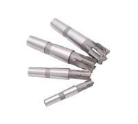 MT2 MT3 20/25/30/35/40/50mm steel insert carbide Straight edge milling cutter End mill with taper shank with welding 1PCS(D60xH30-6T-MT4)