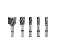 MT2 MT3 4# 20/25/30/35/40/50mm Steel insert carbide spiral milling cutter End mill with taper shank with welding edge 1pcs(D50x100-4T-MT4)