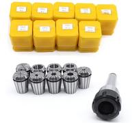 MT2 MT3 MT4 Tapper Holder ER16/ER20/ER25/ER32 +9PCS Spring Collet for CNC Milling Lathe Tool High Quality Cone Morse (Size : MTB2-ER32(9PCS))