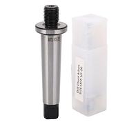 MT2 Shank to 1/2in - 20 Manganese Steel Threaded Drill Chuck Arbor, Lathe Drill Chuck Arbor, Heavy - Duty Tapping & Drilling Machine Accessory with Black Oxide Finish