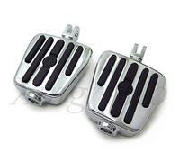 （MT216-114A+PA012） Replacement of Furious Flame Skull peg Footpegs for 2010-2014 Triumph Thunderbird Storm (Front)