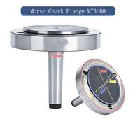 MT3-80 Chuck Adapter Morse Taper Flange 80mm Fix Type Adapter Lathe Chuck Flange for Lathe Chuck