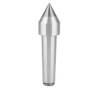 MT4 - F130 Taper Dead Center Lathe Parts 60 Degrees, CNC Milling Metalworking Tools - High Hardness Steel, Precision Accuracy, Ideal for Metal Machine Usage