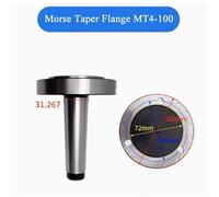 MT4 Lathe Chuck Flange 100mm Morse Taper Chuck Flange Chuck Adapter MT4-100 for K11-100 K12-100