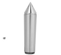 MT5 F118 60 Degree Point Morse Taper Carbide Tipped Lathe Dead Center for Wood Metal Machining Precision Ground 40Cr Steel