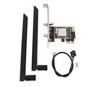 MT7925 Network Card, 5400Mbps High-Speed, 2.4G, 5G, 6G Tri-Band, Fast Bluetooth 5.3, PCIe x1 Interface, for Router Upgrade, NAS Expansion, PC Wireless Connection, Home & Office Use