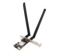 MT7925 Network Card Adapter, 2.4G 574Mbps 5G 2400Mbps 6G 2400Mbps Tri Band PCIEx1 Wireless Network Card with 5.3 Support MU MIMO Technology for 10 11, Openwrt