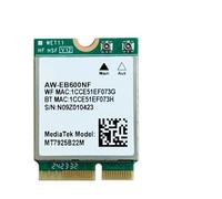 MT7925 WiFi7 Network Card Bluetooth 5.3 M.2 NGFF Wireless Adapter 5400Mbps Tri Band 2.4G 5G 6GHz Wifi 7 For Windows11(MT7925)