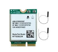 MT7925 WiFi7 Network Card Bluetooth 5.3 M.2 NGFF Wireless Adapter 5400Mbps Tri Band 2.4G 5G 6GHz Wifi 7 For Windows11(MT7925 2antenna)