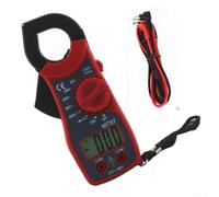 Mt87 Portable Clamp-on Multimeter, Digital Display for Voltage Current And Resistance Measurement(red)