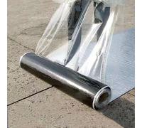 MTADSBKFP Cable Protector Ramp, Aluminium Foil Tape Roof Repair Waterproof Self-Adhesive Reflective Anti-UV Multiple Sizes(0.5x8m)