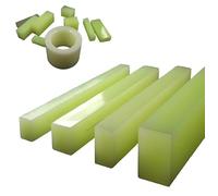 MTADSBKFP Clear Acrylic Dowel Rods Round Sticks, Polyurethane Square Bar 90A Durometer Multiple Sizes(25 * 55 * 500mm)
