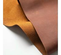 MTADSBKFP Full Grain Leather Pieces Cowhide Leather, Buffalo Leather 1.8-2 mm Brown Multiple Sizes(30x60cm)