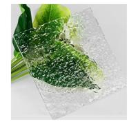 MTADSBKFP lear Acrylic Sheets Stone Texture, Clear Acrylic Sheet 10mm Square Multiple Sizes(Wave Ripple,200x200mm)