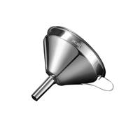 MTADSBKFP Stainless Steel Funnel, 201/304 Stainless Steel Funnel With Detachable Filter Silver Multiple Sizes For Canning(201 Thick L Funnel)